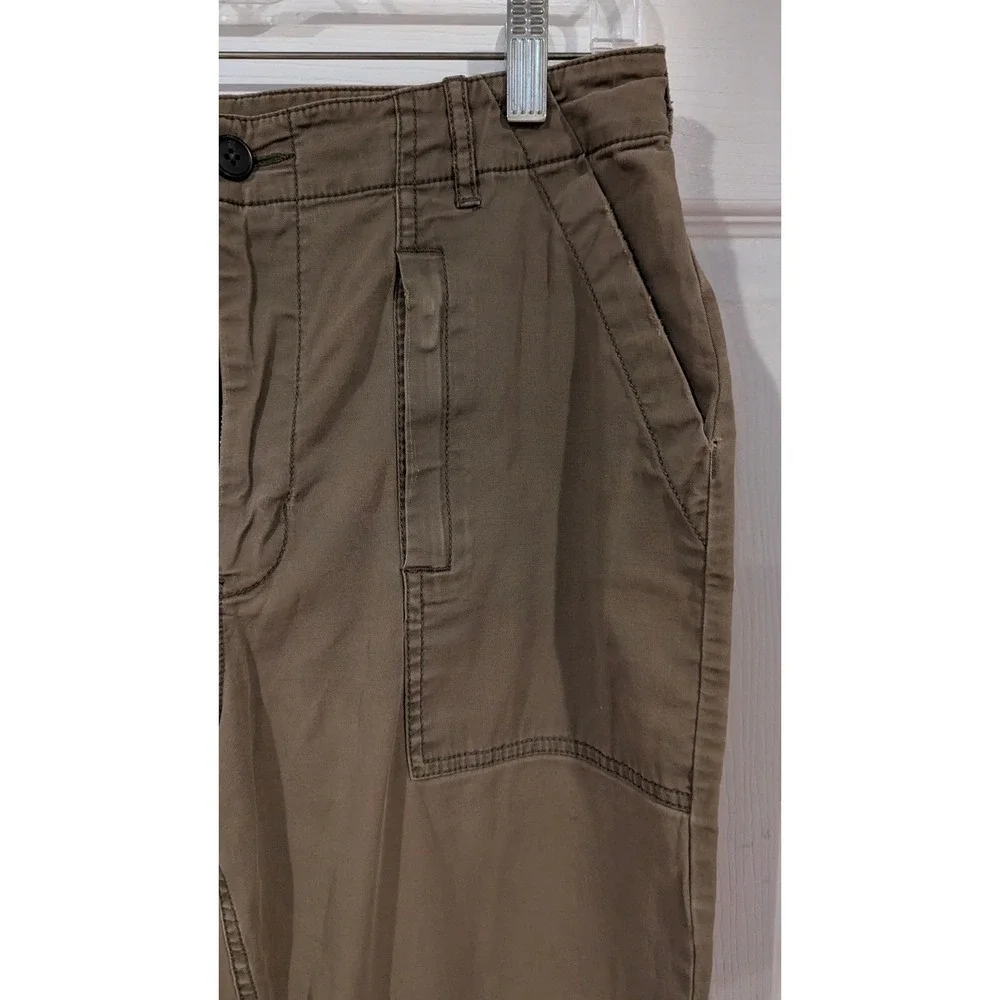La Vie Rebecca Taylor Utility Cargo Pants 28 Brown High Rise Straight‎ Gorpcore